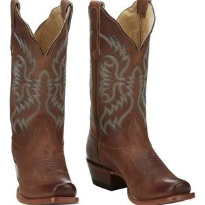 Nocona Tan Karma Western Boots Size 7B